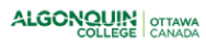 Logo for Algongquin College
